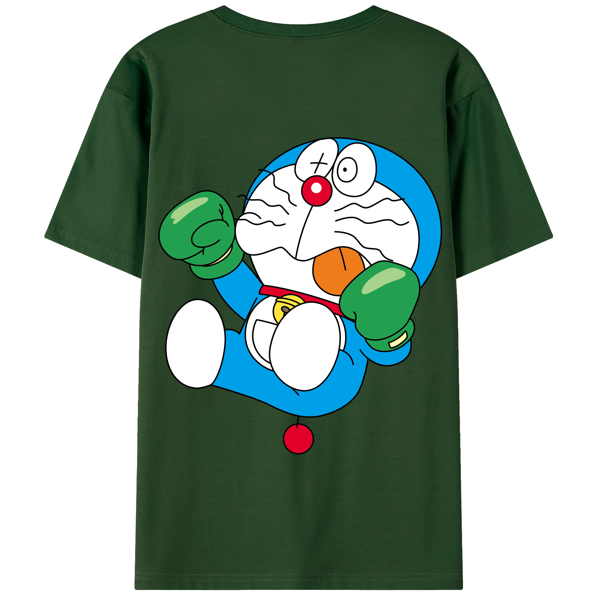 （画像用） ドラえもん Doraemon 綿100％半袖Tシャツ（背面プリント）